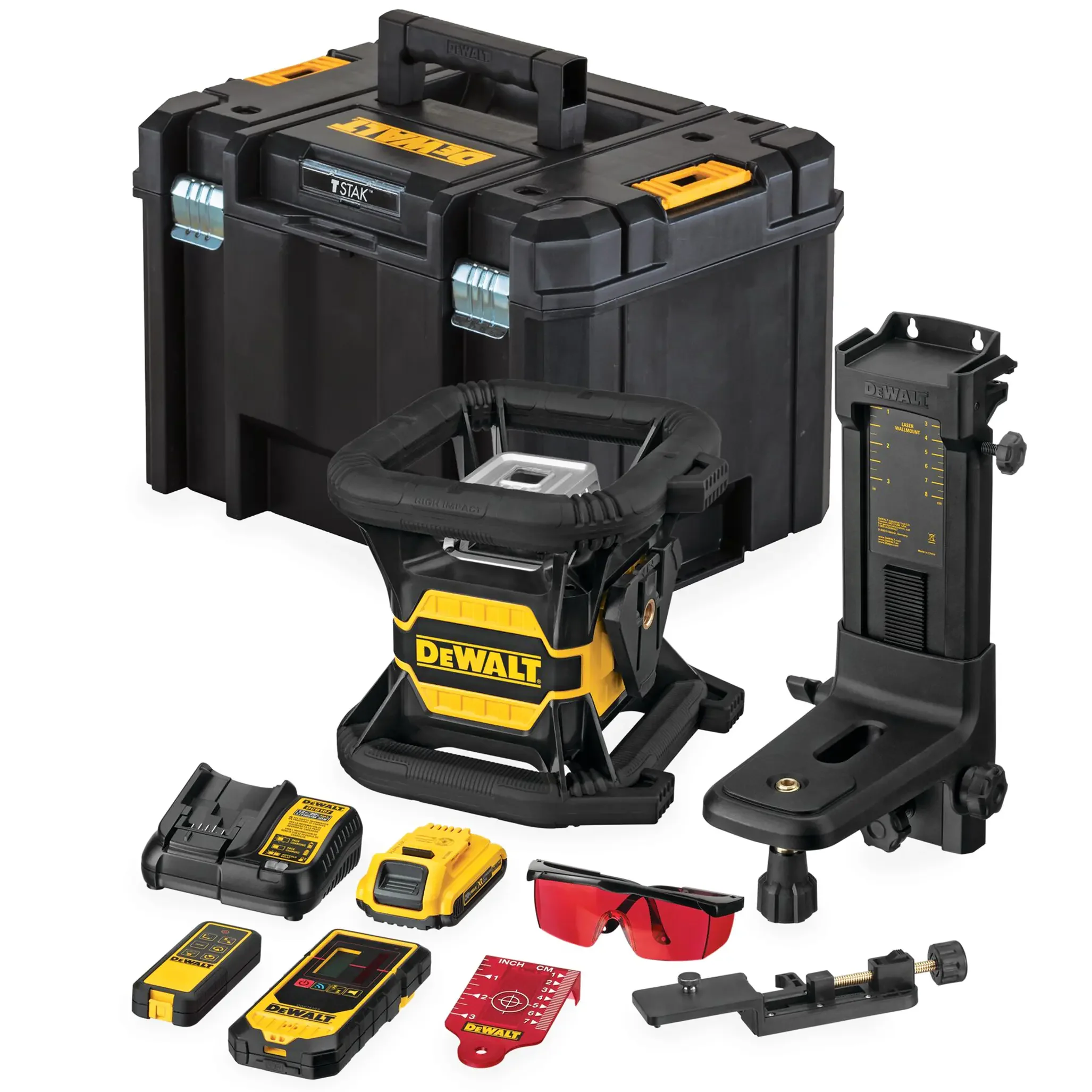 Laser rotativo rosso Dewalt DCE080D1RS-QW 18V 2Ah